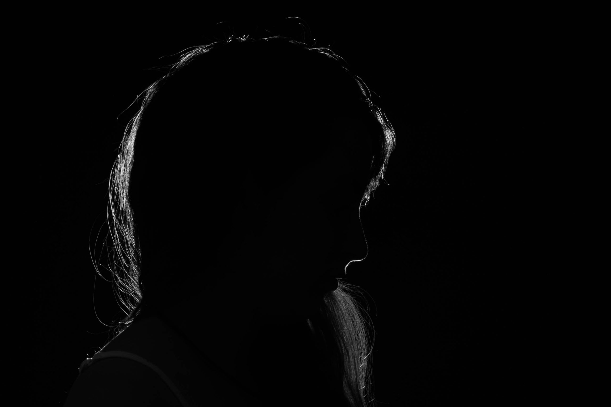 Silhouette of a woman